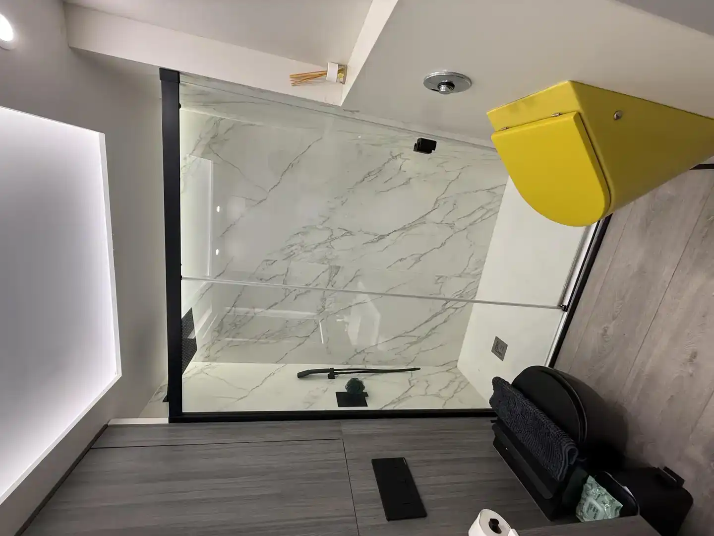 Badezimmer von Wohnung zum Verkauf in Lorca mit Klimaanlage, Parkett und Abstellraum
