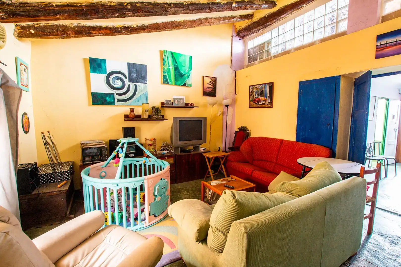Sala d'estar de Casa o xalet en venda en Caspe amb Jardí privat