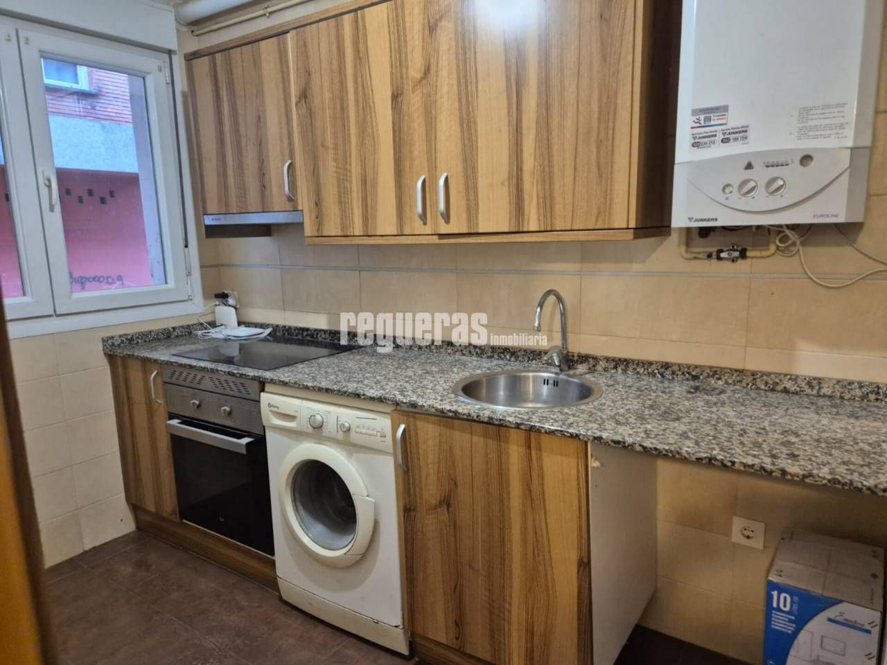 Cuina de Apartament de lloguer en Langreo amb Calefacció