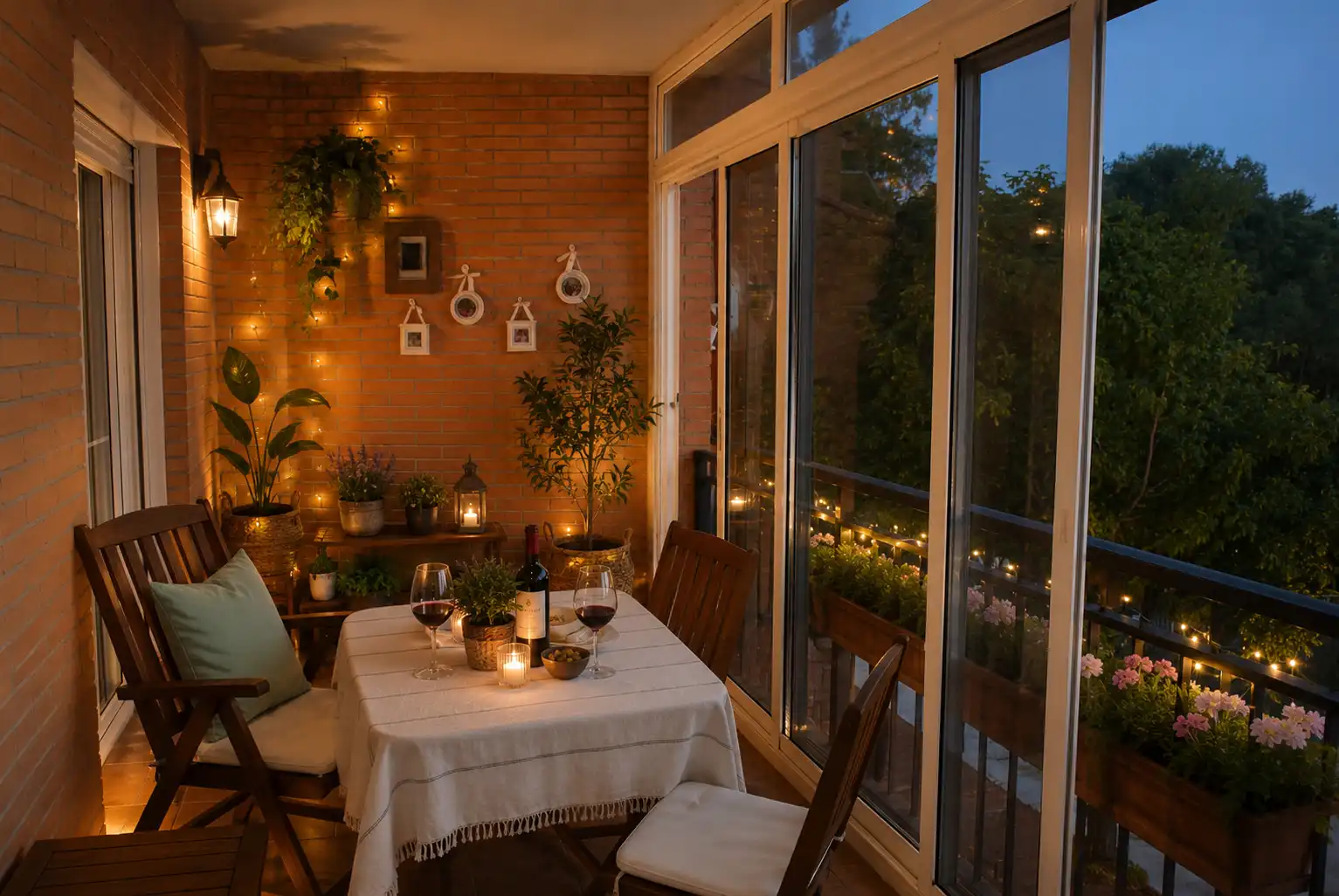 Terrasse von Einfamilien-Reihenhaus zum Verkauf in Valdemorillo mit Privatgarten, Terrasse und Abstellraum