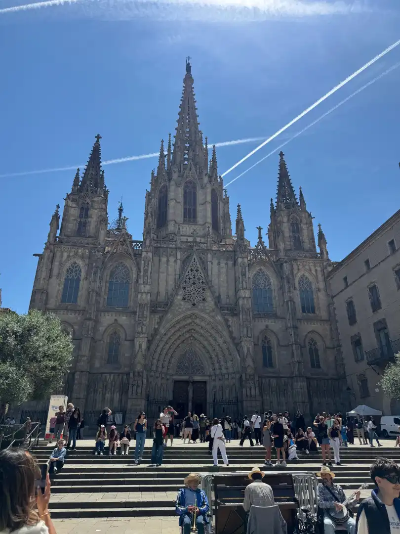Vista exterior de Piso en venta en Barcelona con Aire acondicionado, Calefacción y Horno