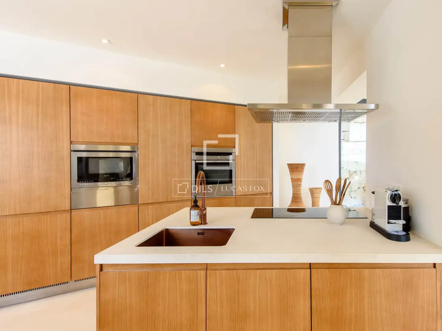 Kitchen of Houses for sale in Santa Eulària des Riu  with Air Conditioner and Swimming Pool