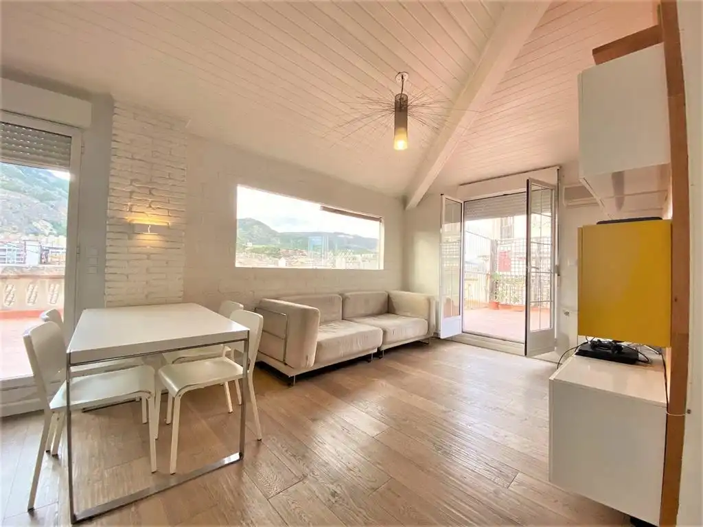 Sala de estar de Ático en venta en Alcoy / Alcoi con Aire acondicionado, Calefacción y Terraza