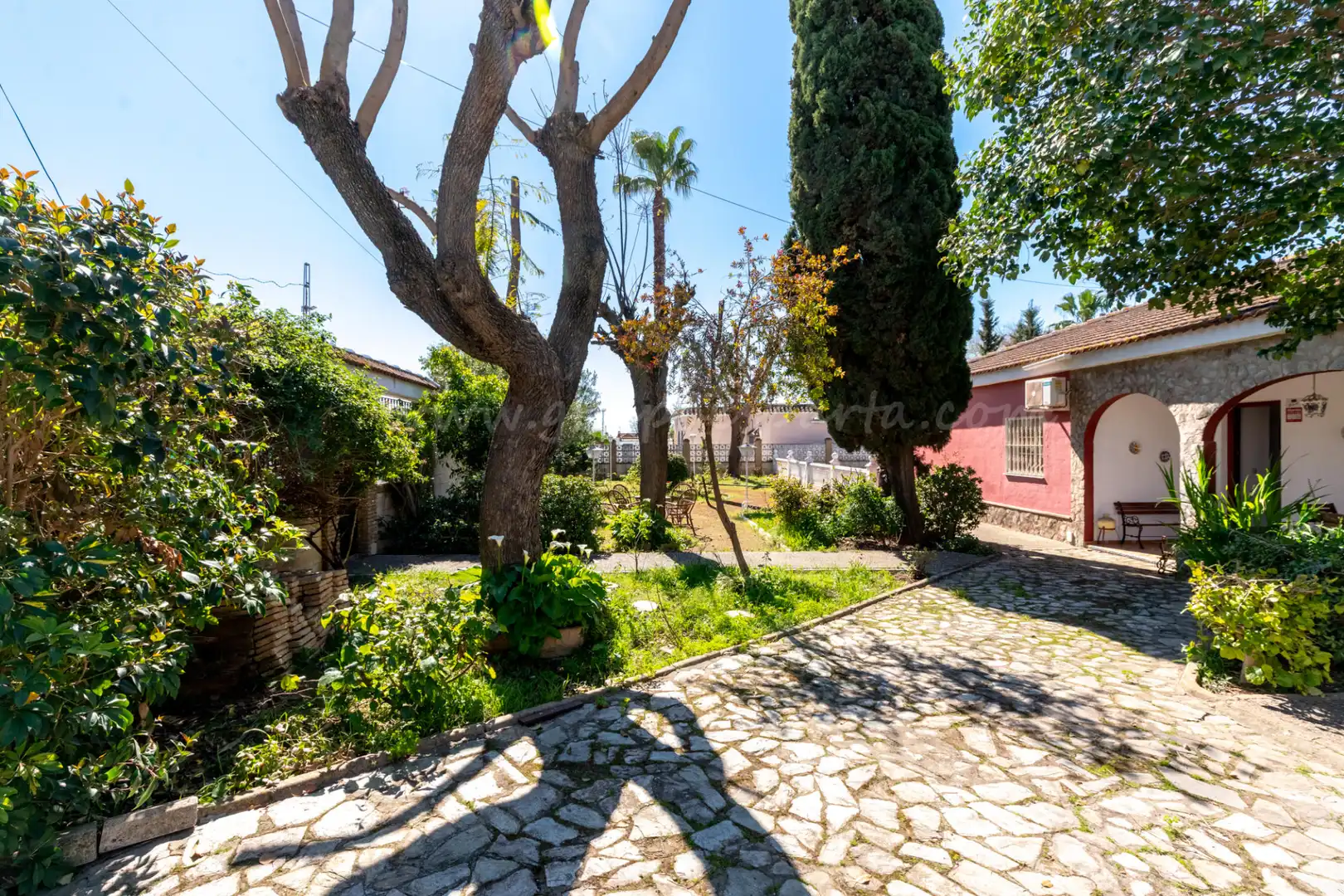 Jardín de Casa o chalet en venta en Villanueva del Ariscal con Aire acondicionado, Calefacción y Jardín privado