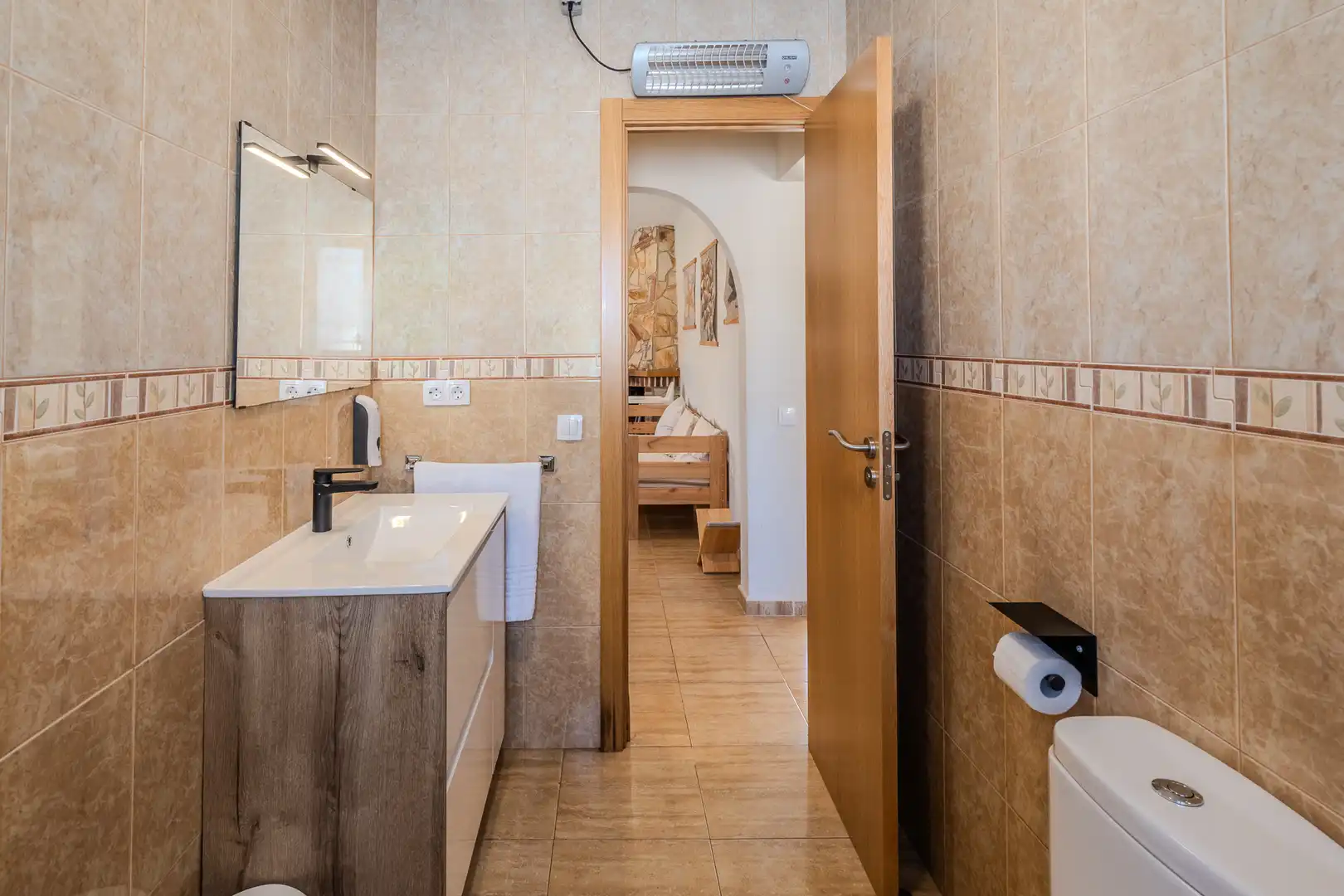 Baño de Casa o chalet en venta en L'Ametlla de Mar  con Aire acondicionado, Calefacción y Terraza
