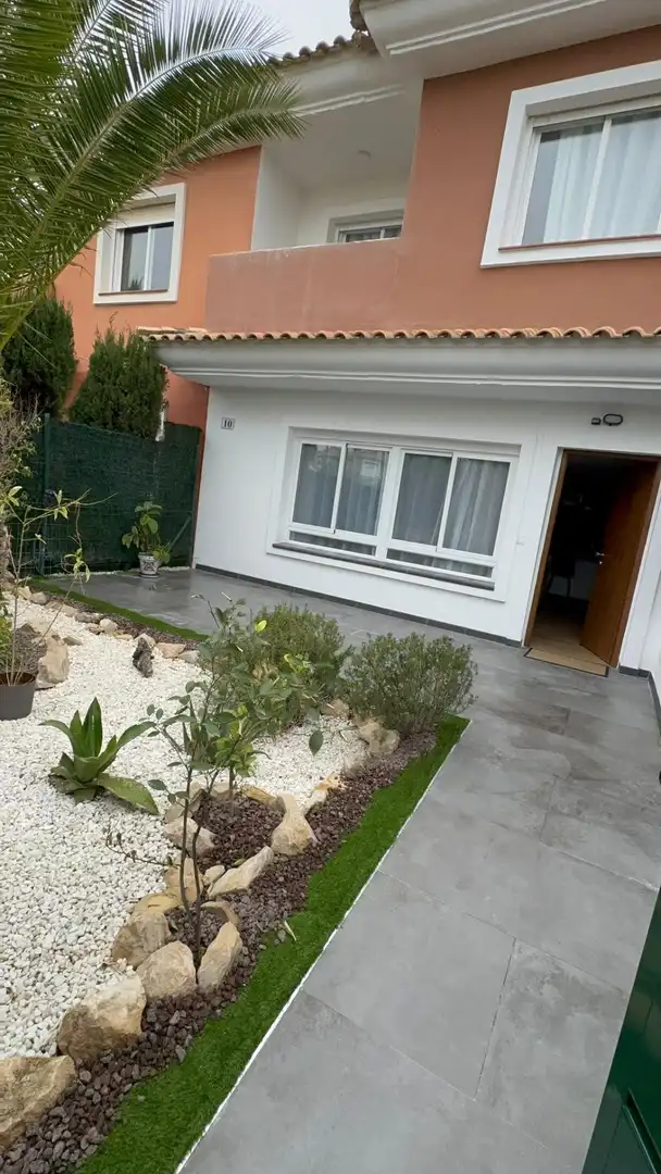 Garden of Detached homes for rent in Mutxamel  with Air Conditioner, Private garden and Parquet flooring