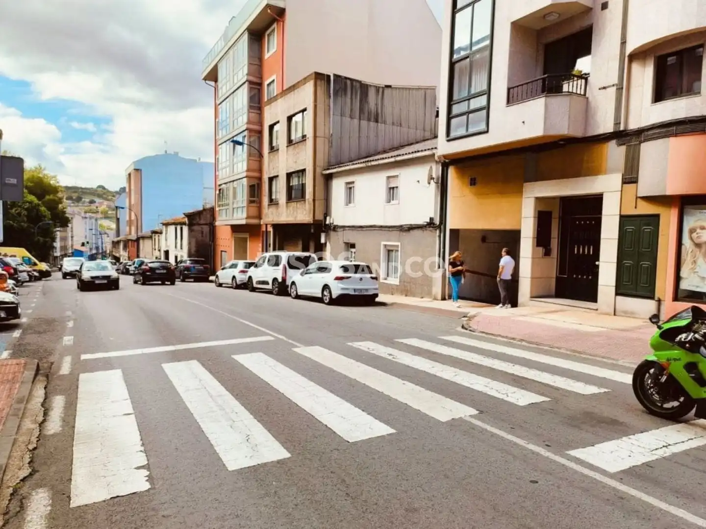 Vista exterior de Local en venta en Culleredo