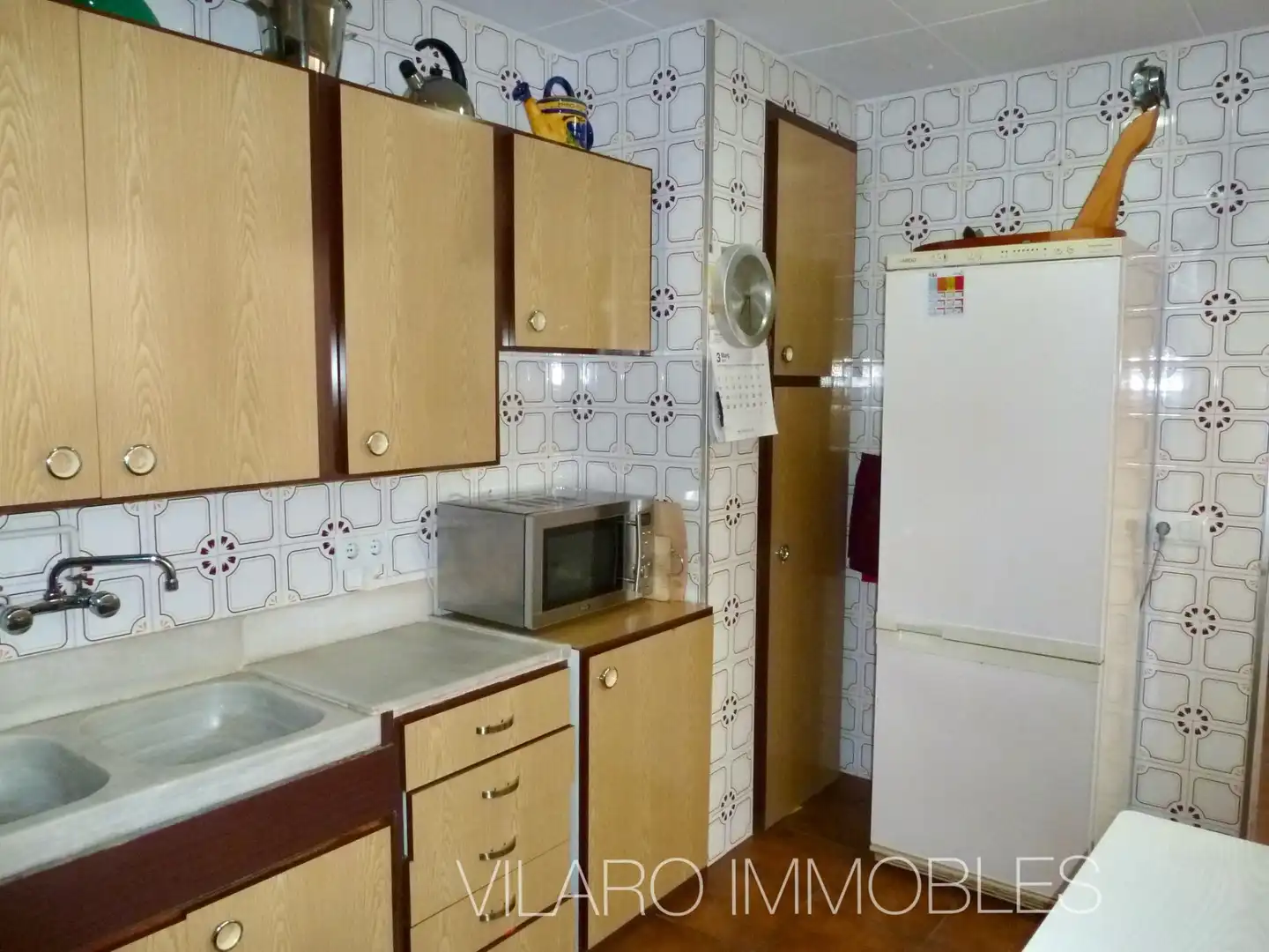 Küche von Wohnung zum Verkauf in Terrassa mit Heizung, Ofen und Alarm