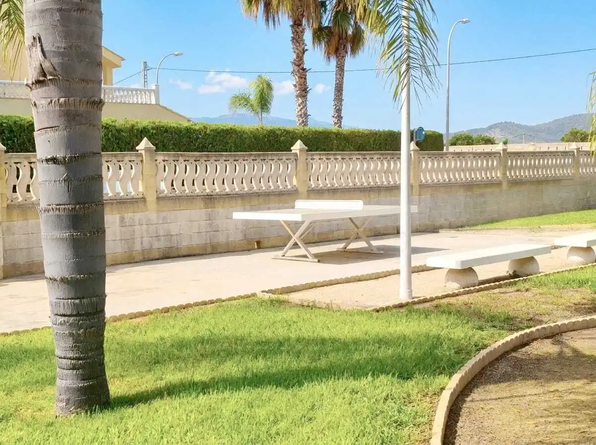 Garden of Detached homes for sale in Tavernes de la Valldigna  with Air Conditioner, Terrace and Swimming Pool