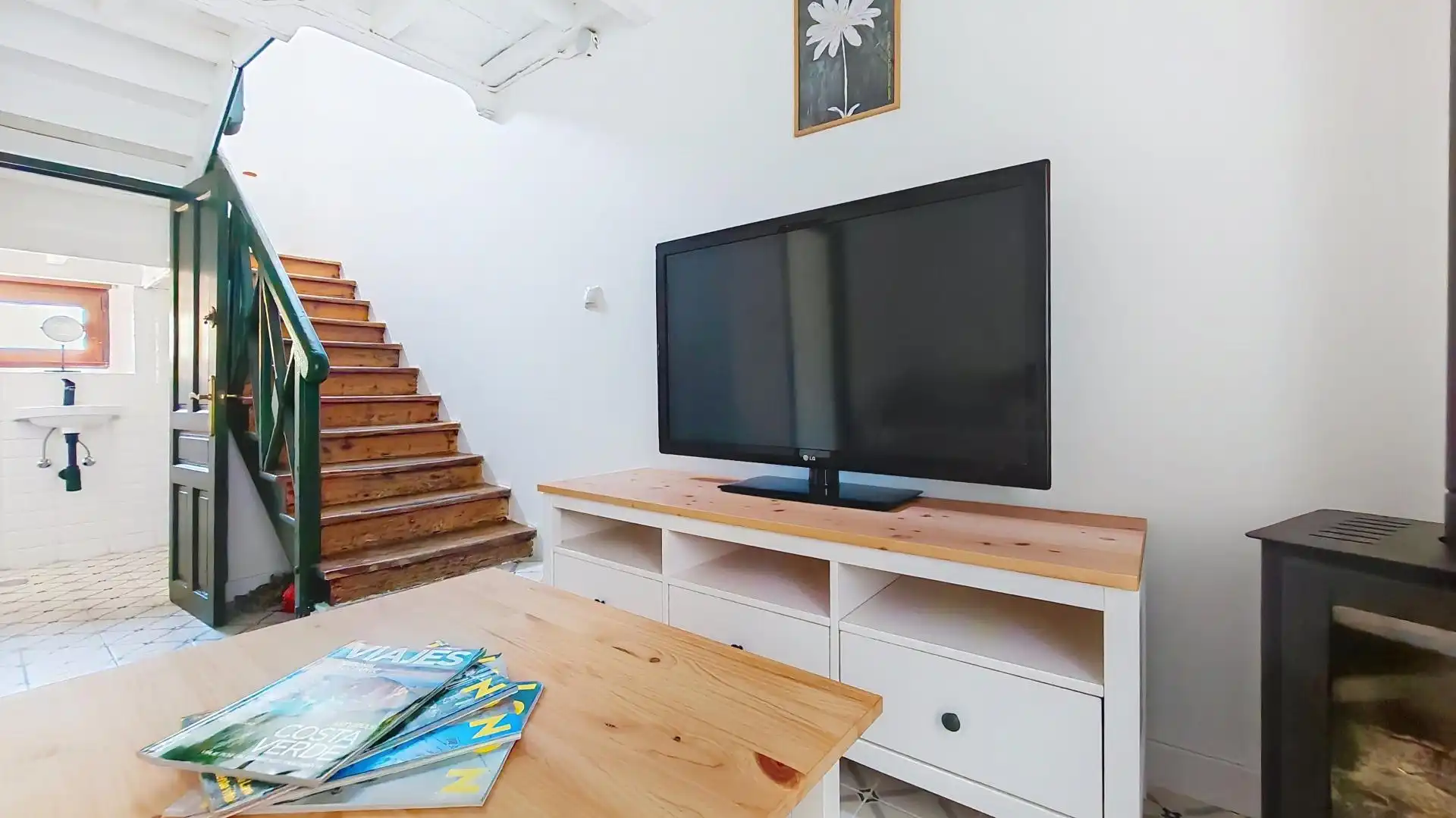 Sala de estar de Casa adosada en venta en Oviedo 