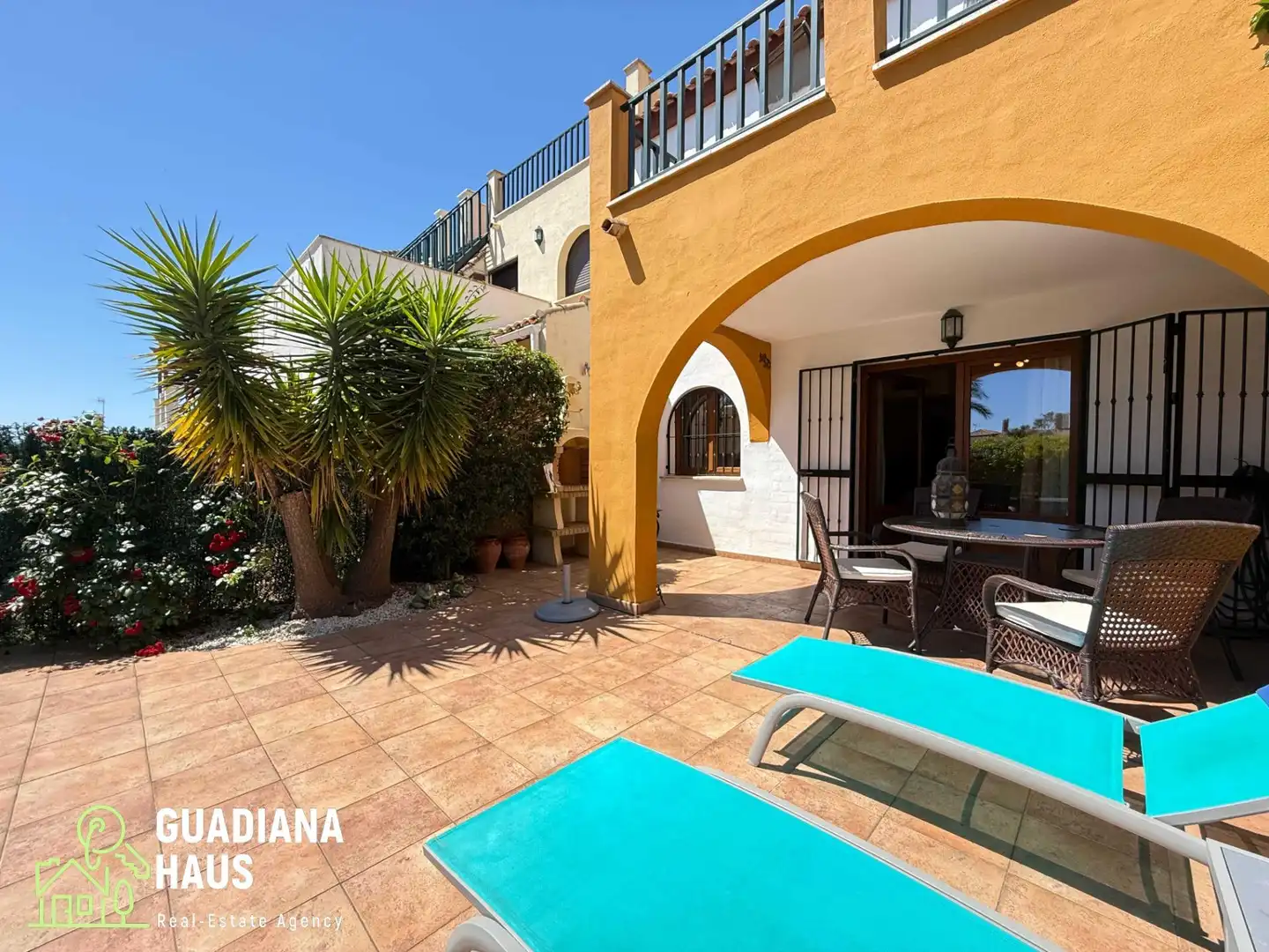 Exterior view of Detached homes for sale in Ayamonte  with Air Conditioner, Heating and Private garden