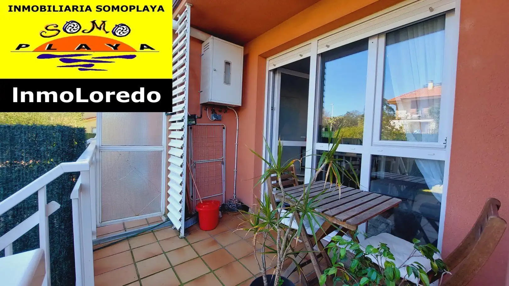 Terrasse von Wohnung zum Verkauf in Ribamontán al Mar mit Heizung, Privatgarten und Terrasse