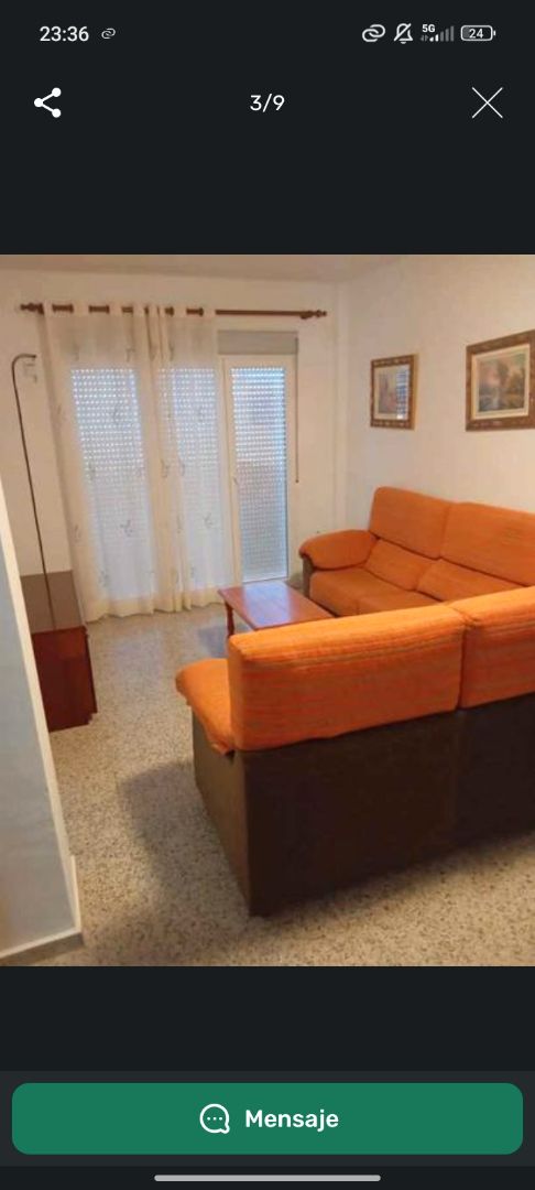 Sala d'estar de Pis de lloguer en Armilla amb Moblat