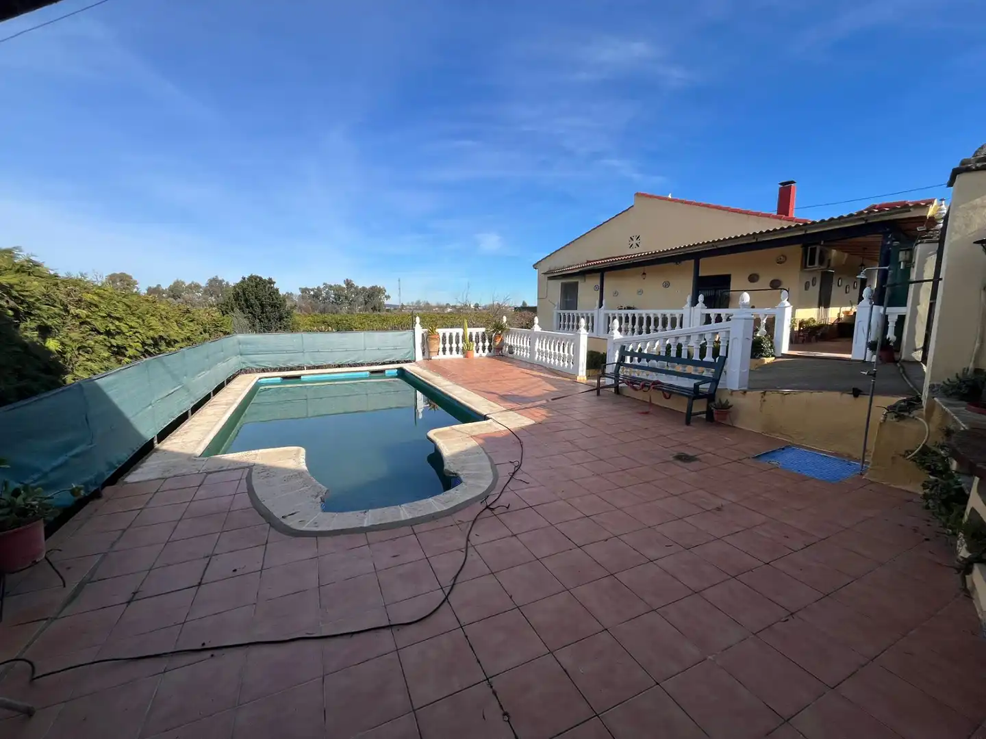 Piscina de Finca rústica en venta en Palma del Río con Calefacción, Jardín privado y Terraza