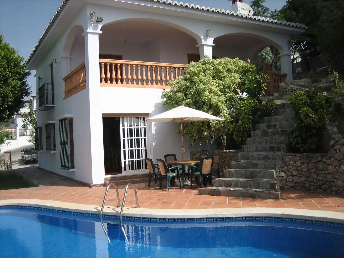 Terrace of Houses for rent in Nerja  with Air Conditioner, Heating and Private garden