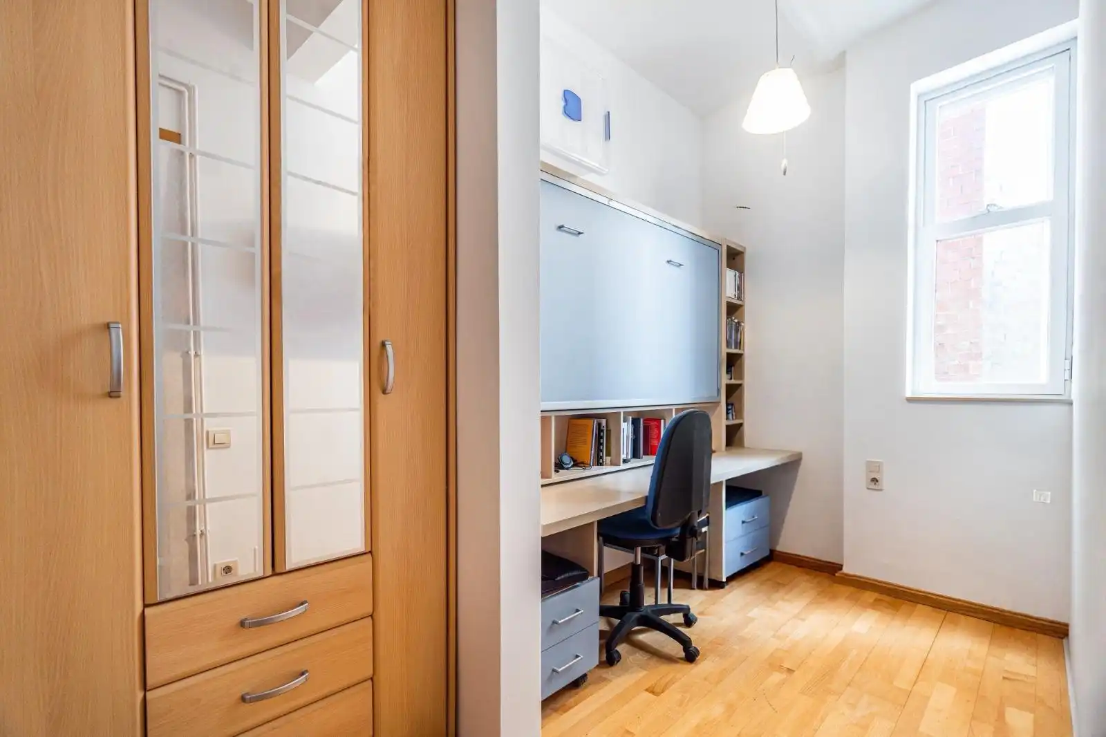 Schlafzimmer von Wohnung zum Verkauf in Barcelona mit Klimaanlage, Heizung und Parkett