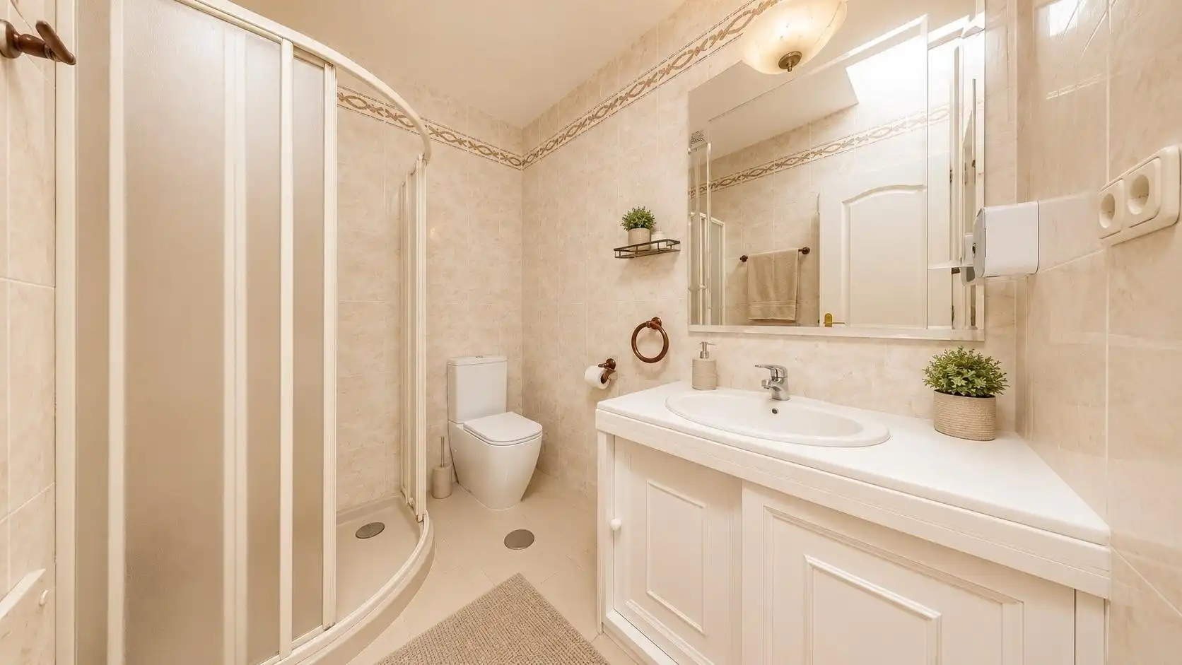 Baño de Casa o chalet en venta en Vícar con Aire acondicionado, Calefacción y Jardín privado