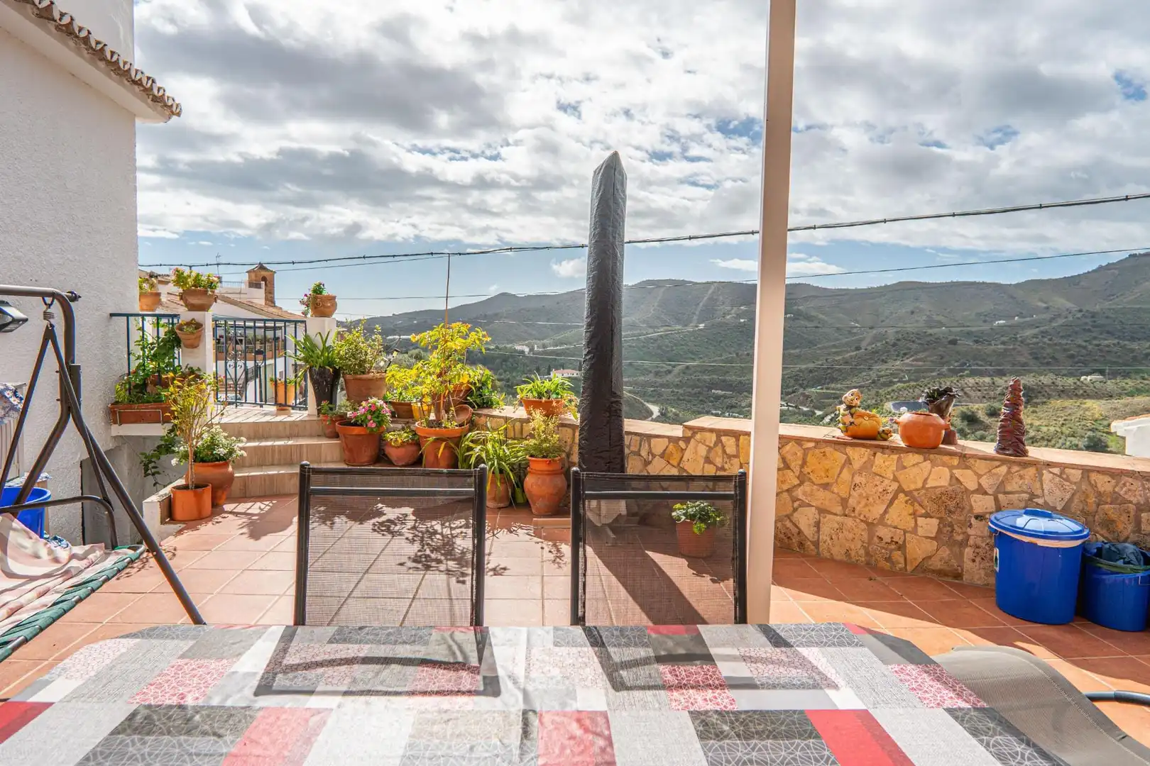 Terraza de Finca rústica en venta en Macharaviaya con Terraza