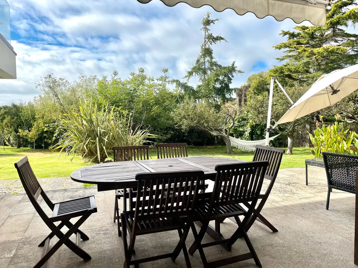 Jardín de Casa o chalet de alquiler en Cangas  con Jardín privado, Parquet y Terraza