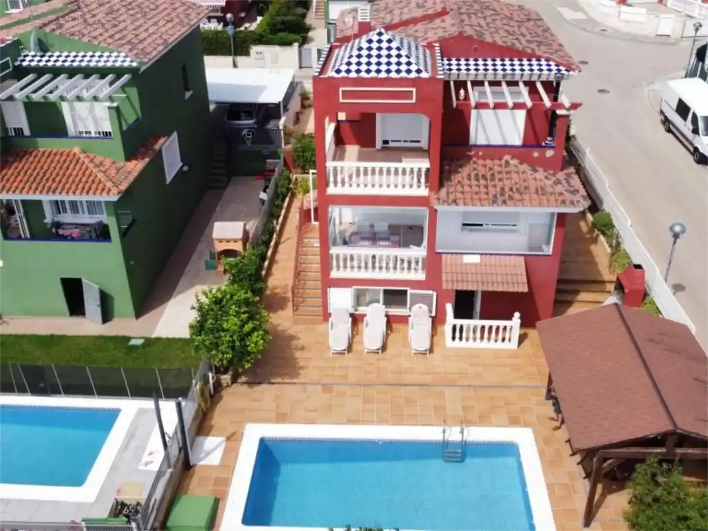 Vista exterior de Casa o xalet en venda en Peñíscola / Peníscola amb Aire condicionat i Piscina