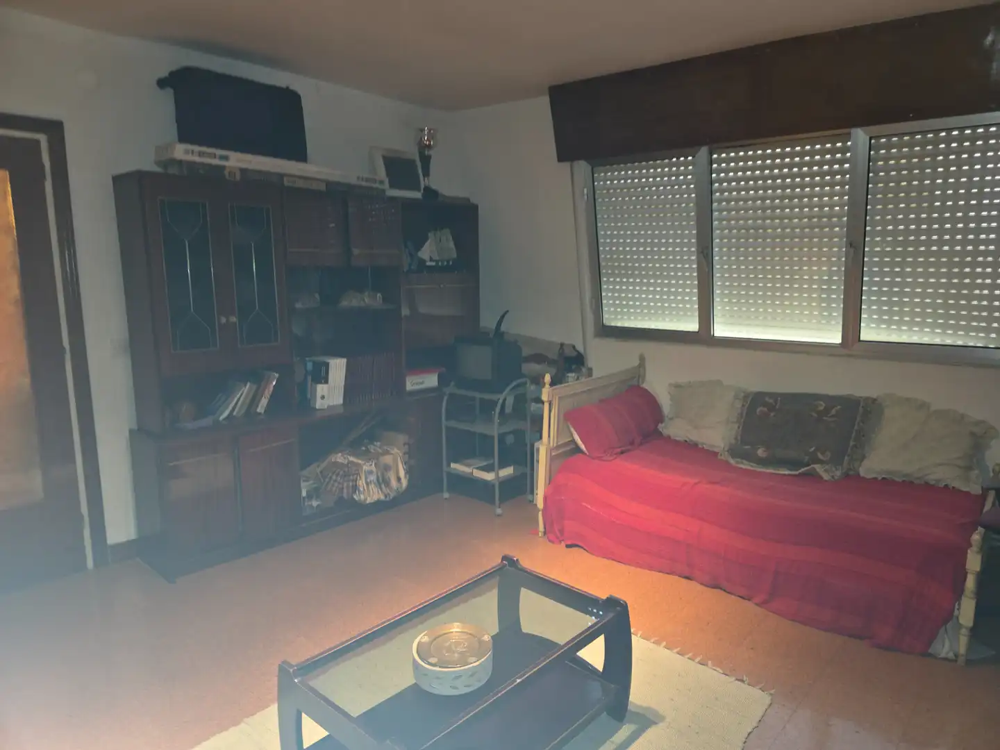 Living room of Houses for sale in Meneses de Campos  with Heating, Parquet flooring and Furnished