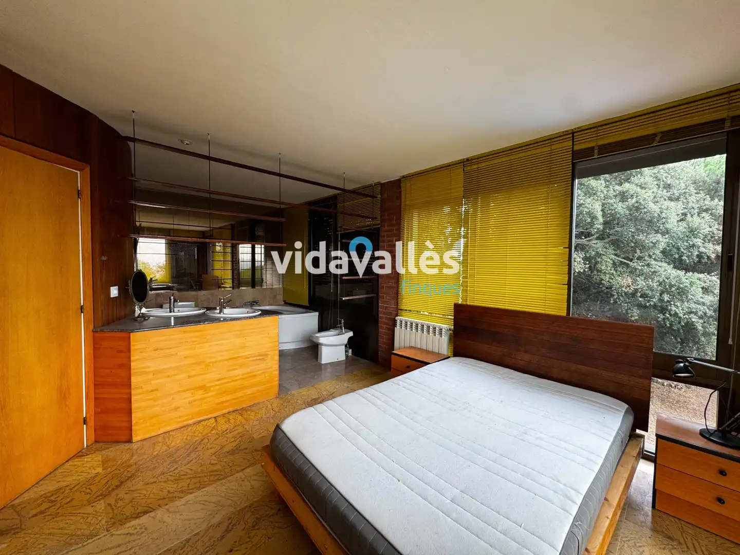 Schlafzimmer von Wohnung zur Miete in La Roca del Vallès mit Heizung, Privatgarten und Parkett