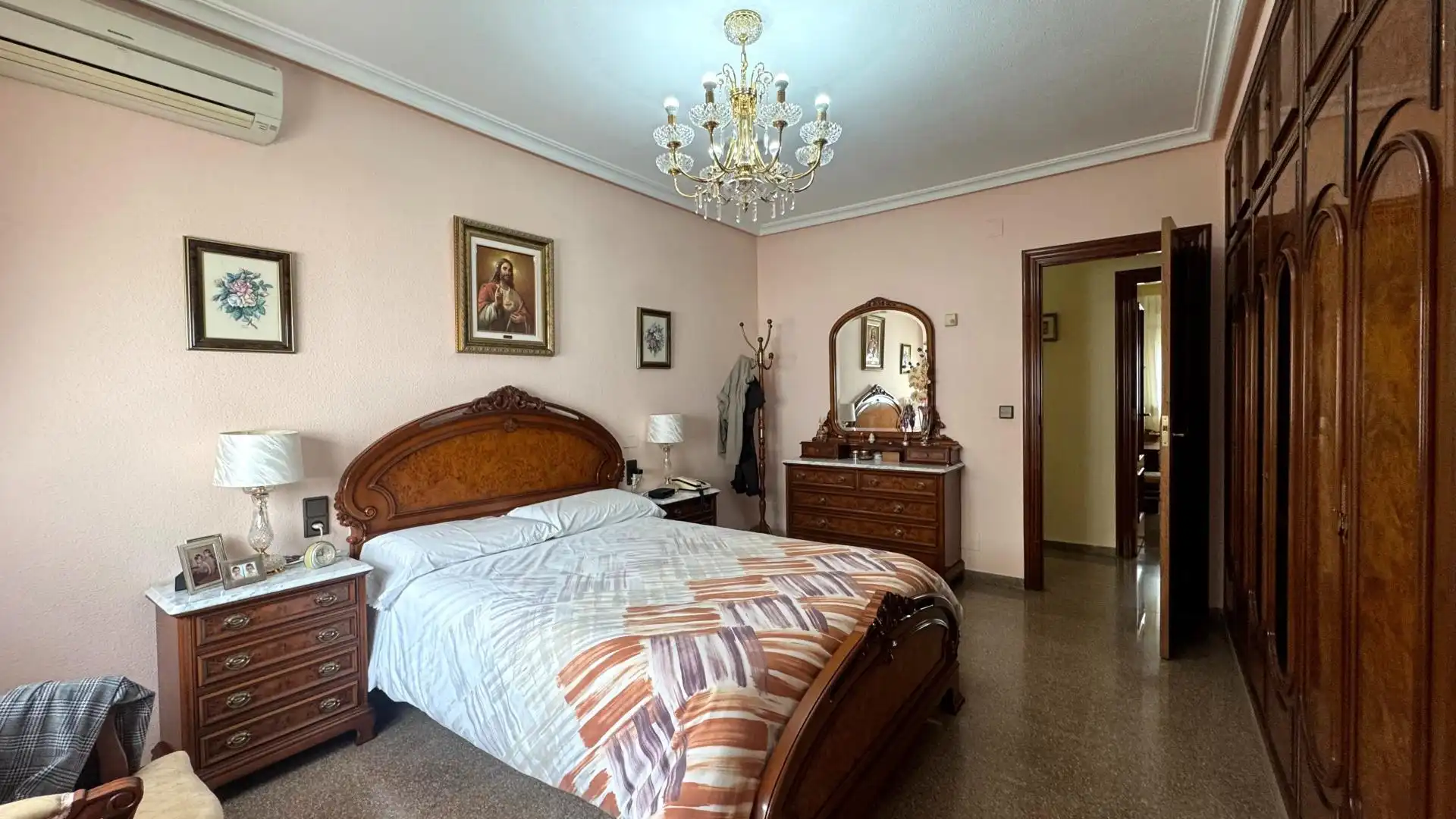 Habitación de Casa adosada en venta en Sax con Aire acondicionado, Calefacción y Terraza