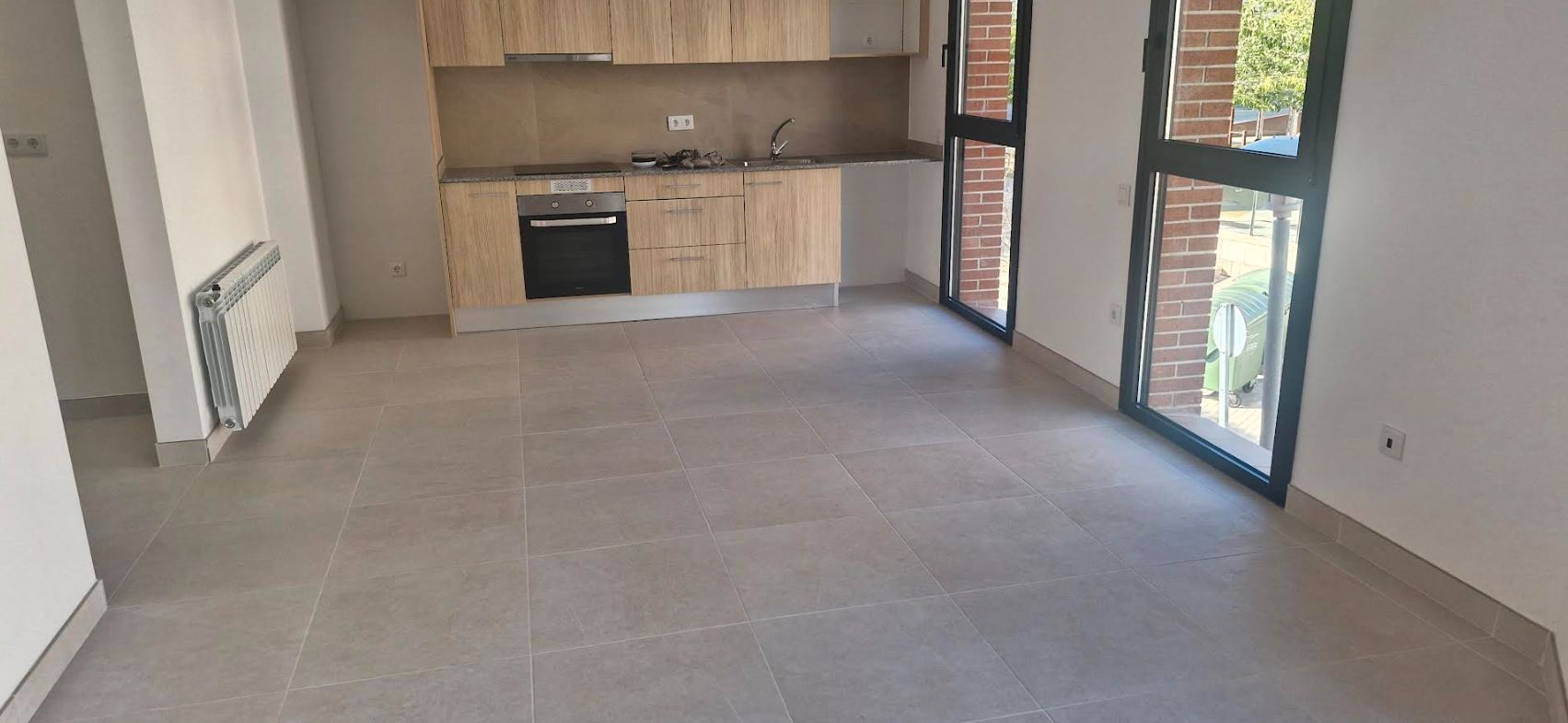 Küche von Wohnung miete in Vilanova del Camí mit Klimaanlage, Heizung und Ofen