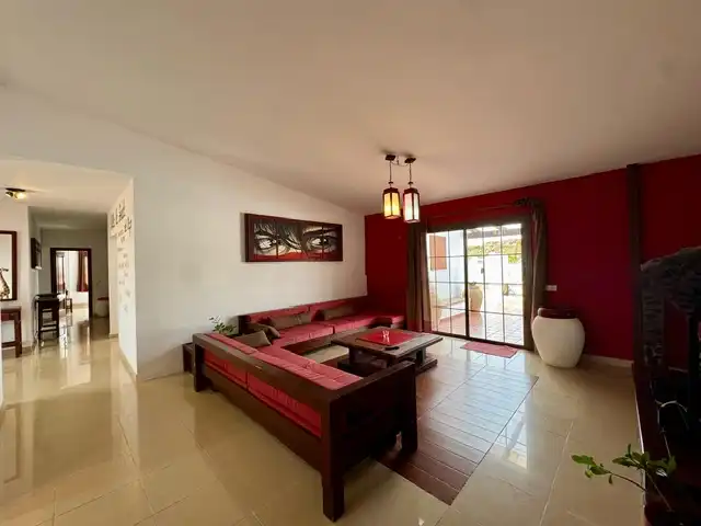 Sala de estar de Casa o chalet en venta en Antigua con Jardín privado, Terraza y Piscina