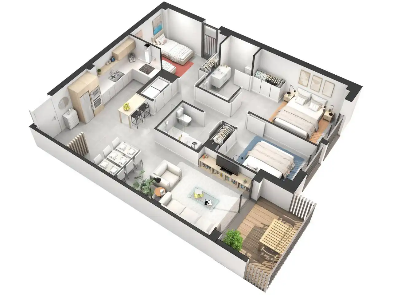 Flat with lift for sale in Avenida Pius XII, imagen 4