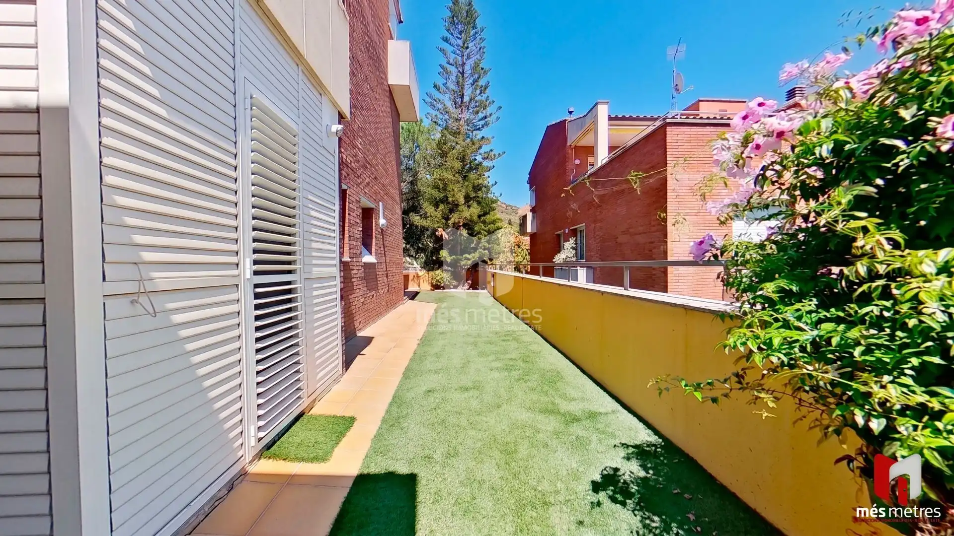 Exterior view of Flat for rent in Teià  with Heating, Private garden and Community pool