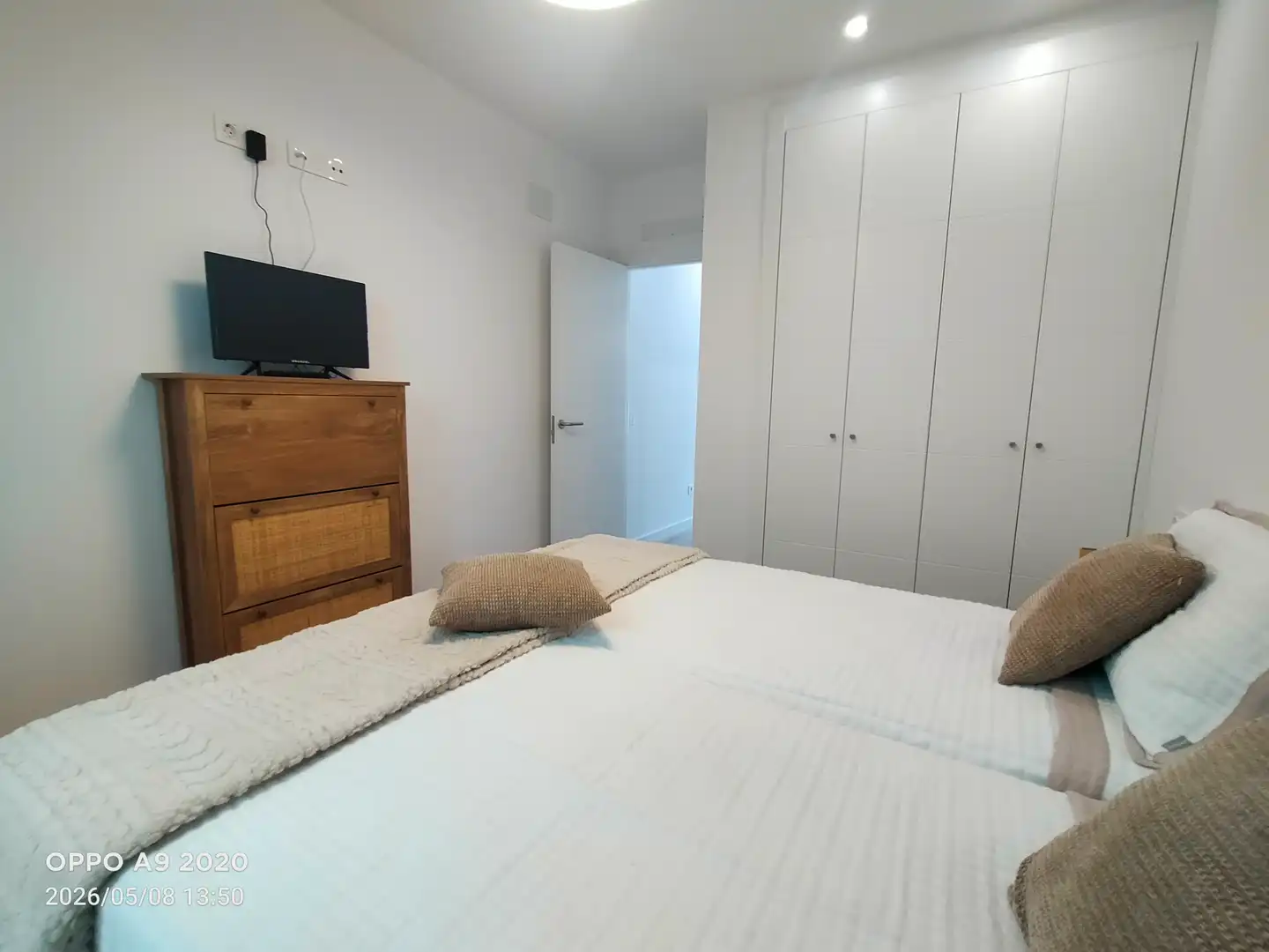 Dormitori de Apartament de lloguer en Puerto de la Cruz amb Parquet, Moblat i Forn