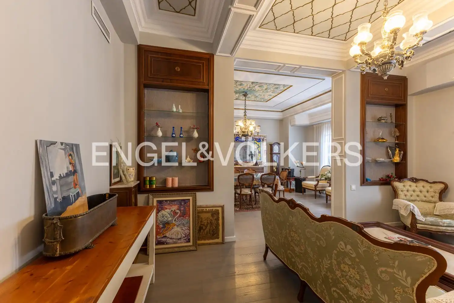 Esszimmer von Wohnung zur Miete in Valencia mit Heizung