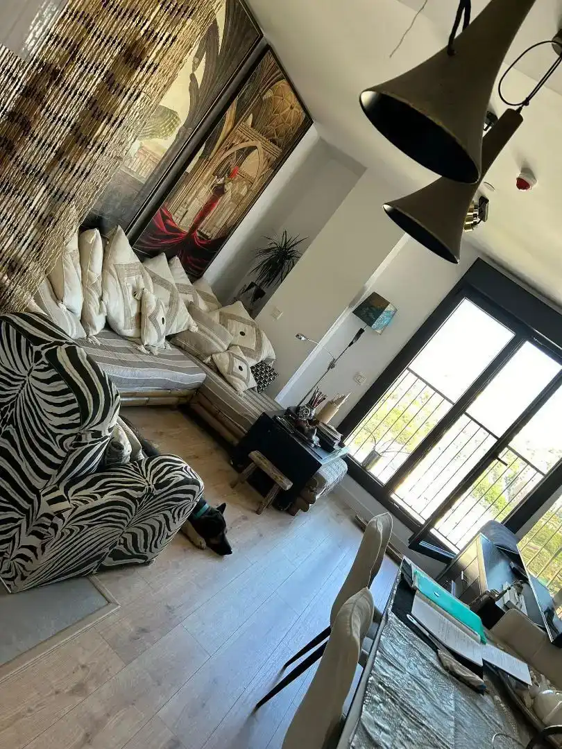 Wohnzimmer von Wohnungen zur Miete in Málaga Capital mit Klimaanlage und Schwimmbad