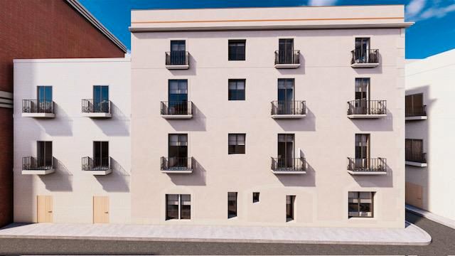 Exterior view of Flat for sale in Vilanova i la Geltrú  with Air Conditioner, Heating and Parquet flooring
