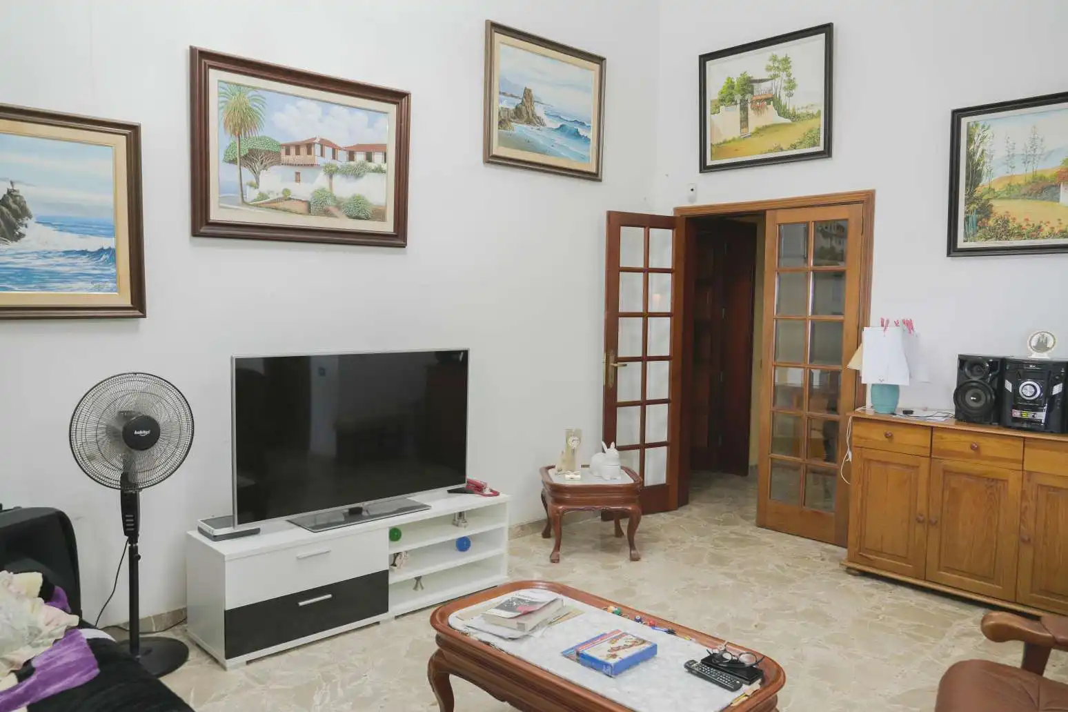 Sala d'estar de Casa o xalet en venda en Santa Cruz de Tenerife amb Aire condicionat, Terrassa i Traster