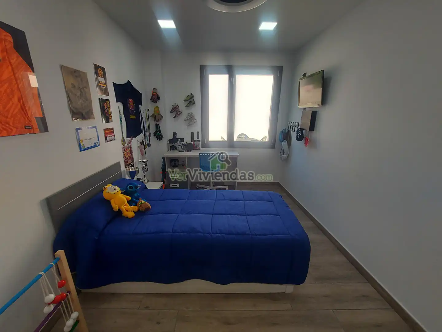 Schlafzimmer von Haus oder Chalet zum Verkauf in Pallejà mit Klimaanlage, Heizung und Privatgarten