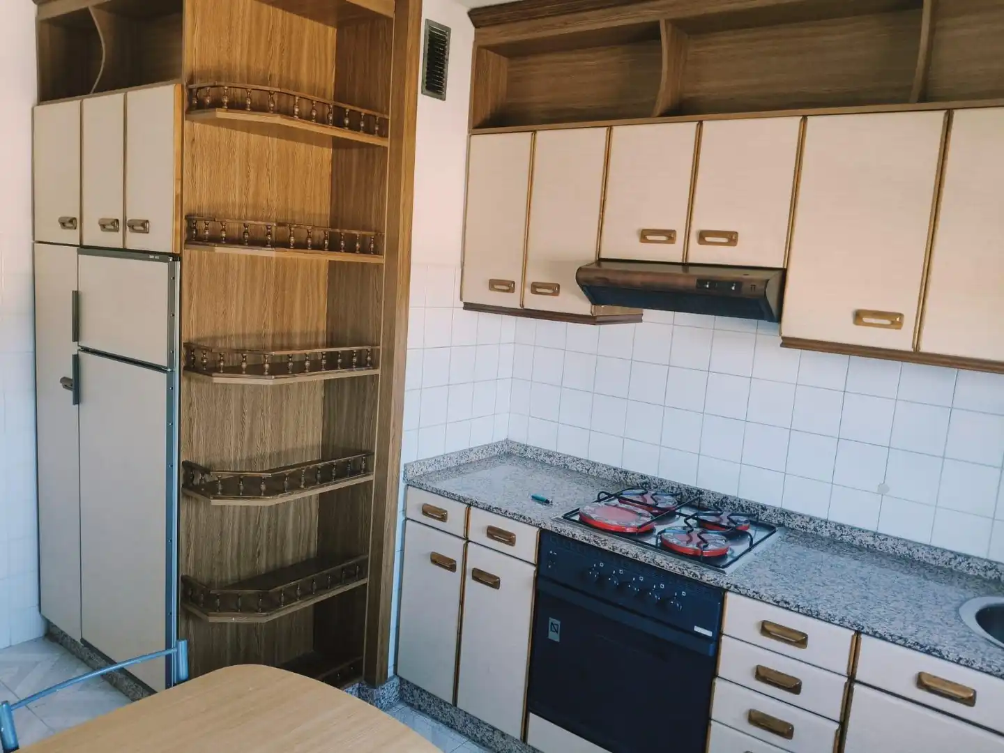 Kitchen of Flat for sale in Ourense Capital   with Heating, Balcony and Community pool