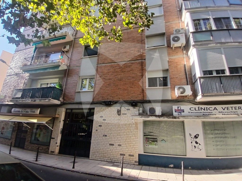 Exterior view of Flat for sale in Badajoz Capital  with Air Conditioner, Washing machine and Microwave