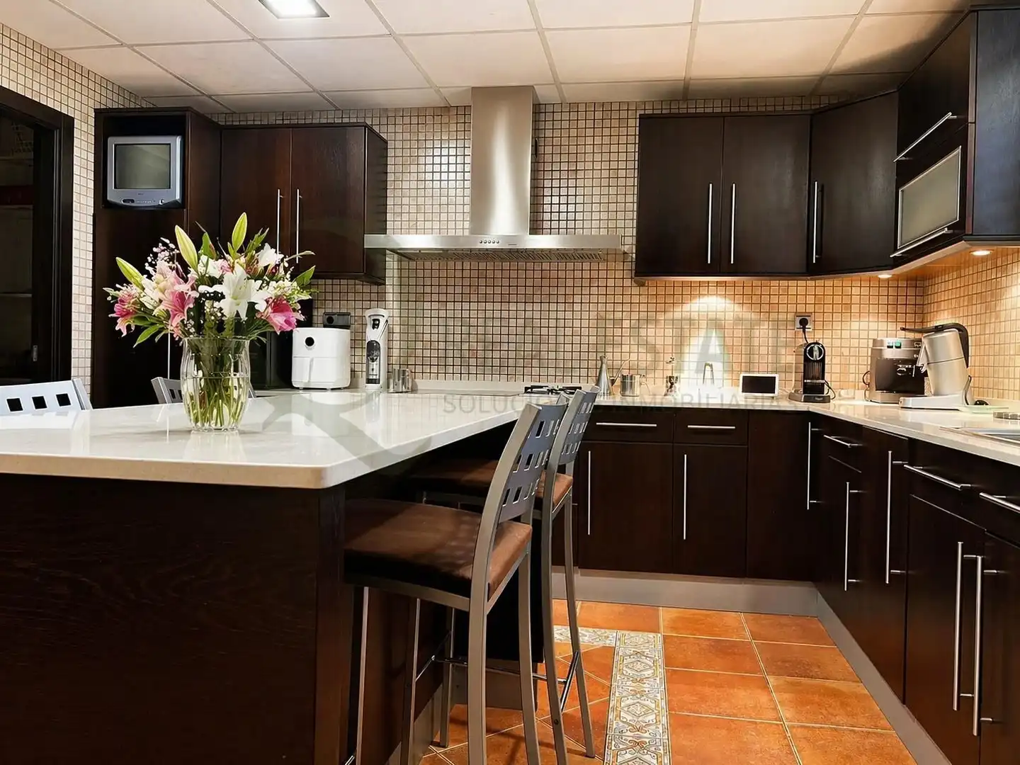 Cocina de Casa o chalet en venta en Villena con Aire acondicionado, Calefacción y Jardín privado