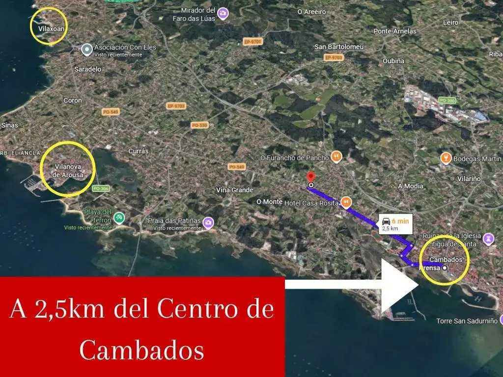 Casa o xalet en venda en Cambados amb Calefacció, Jardí privat i Terrassa