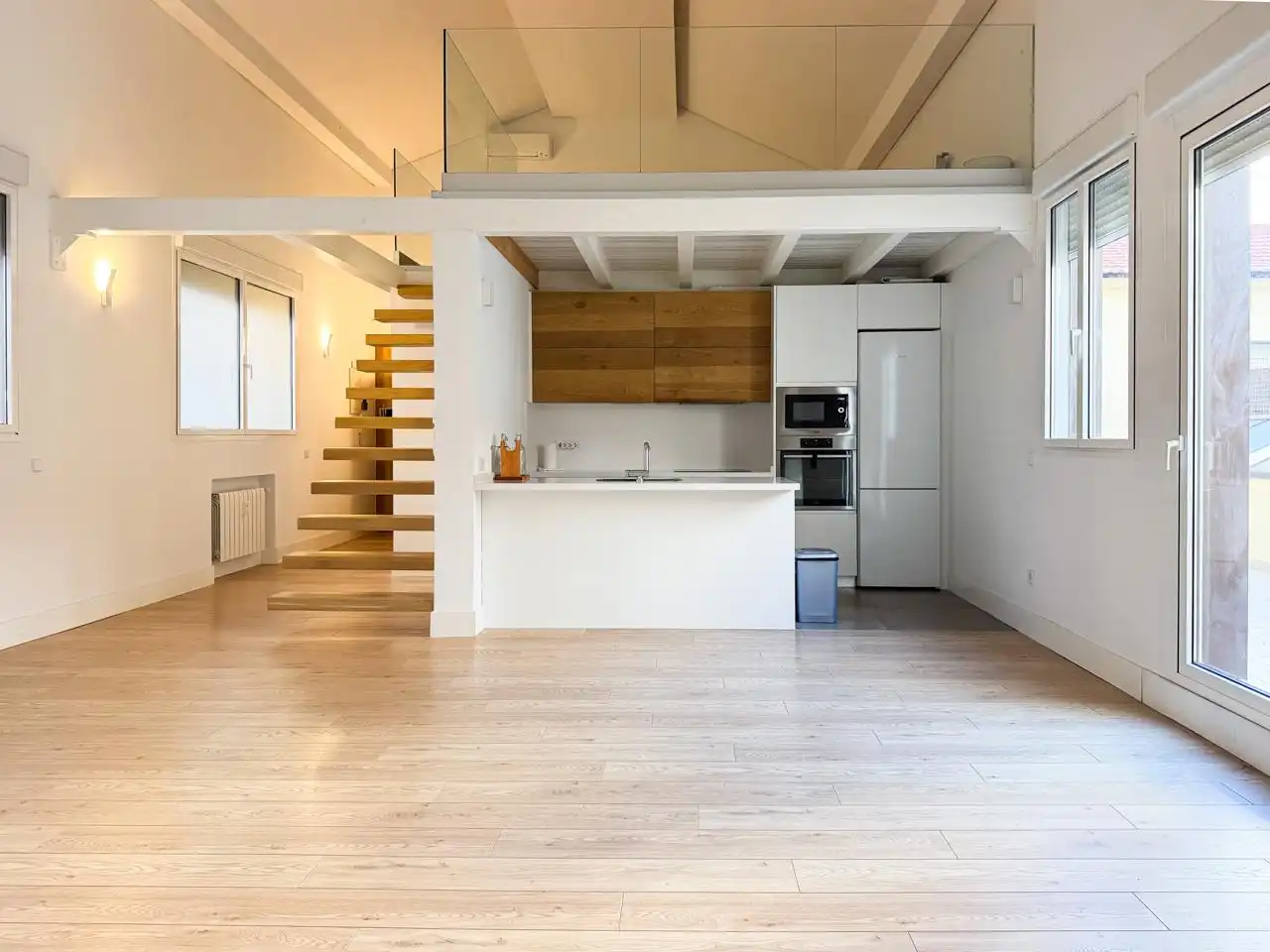 Küche von Maisonette zur Miete in Madrid mit Klimaanlage, Heizung und Terrasse