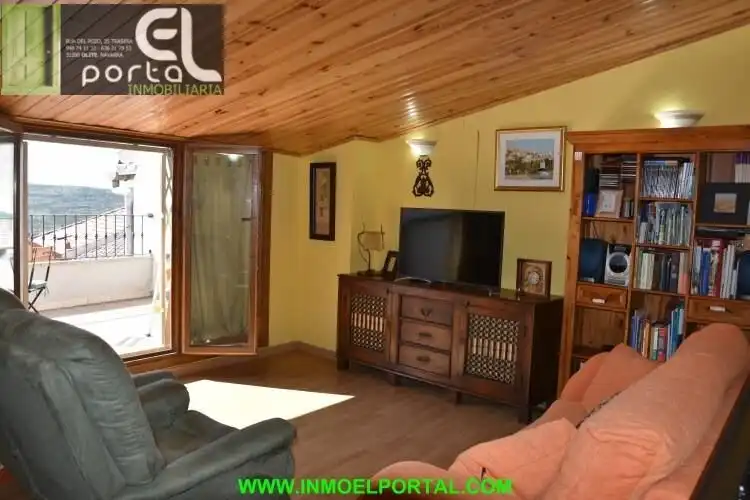 Sala de estar de Finca rústica en venta en San Martín de Unx con Calefacción