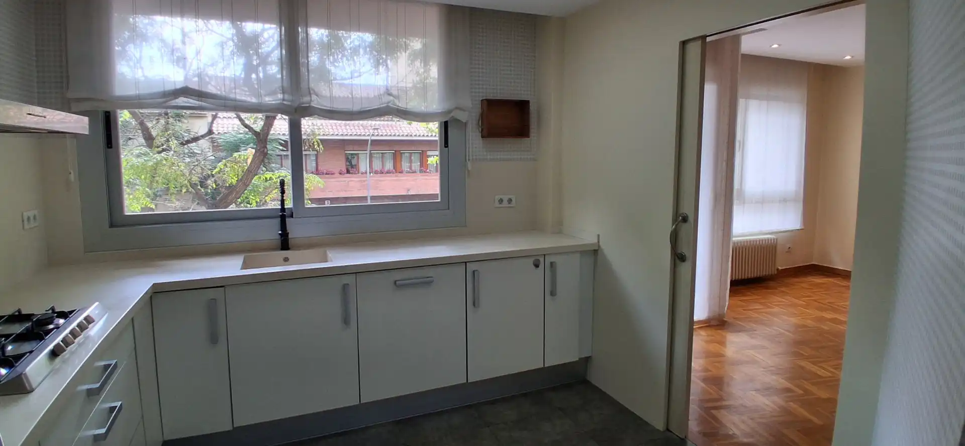 Küche von Wohnung zum Verkauf in Sabadell mit Heizung, Parkett und Ofen