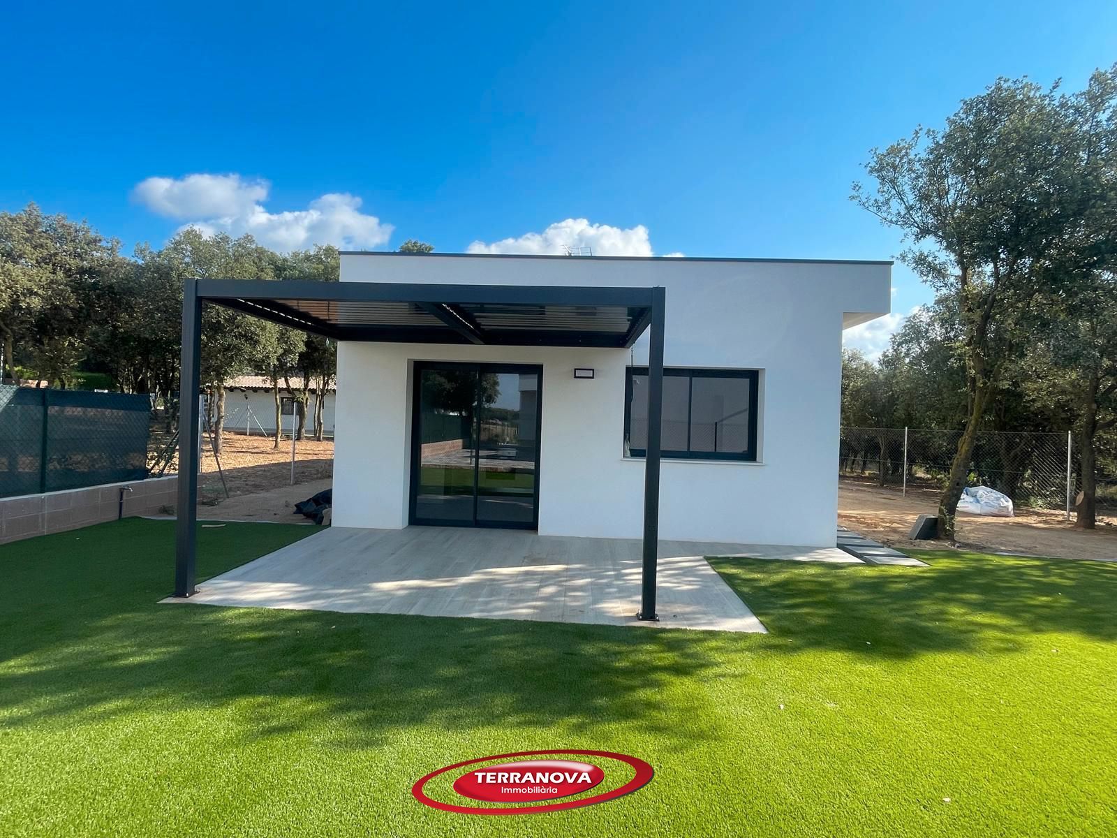 Exterior view of House or chalet for sale in L'Ametlla del Vallès  with Air Conditioner, Heating and Private garden