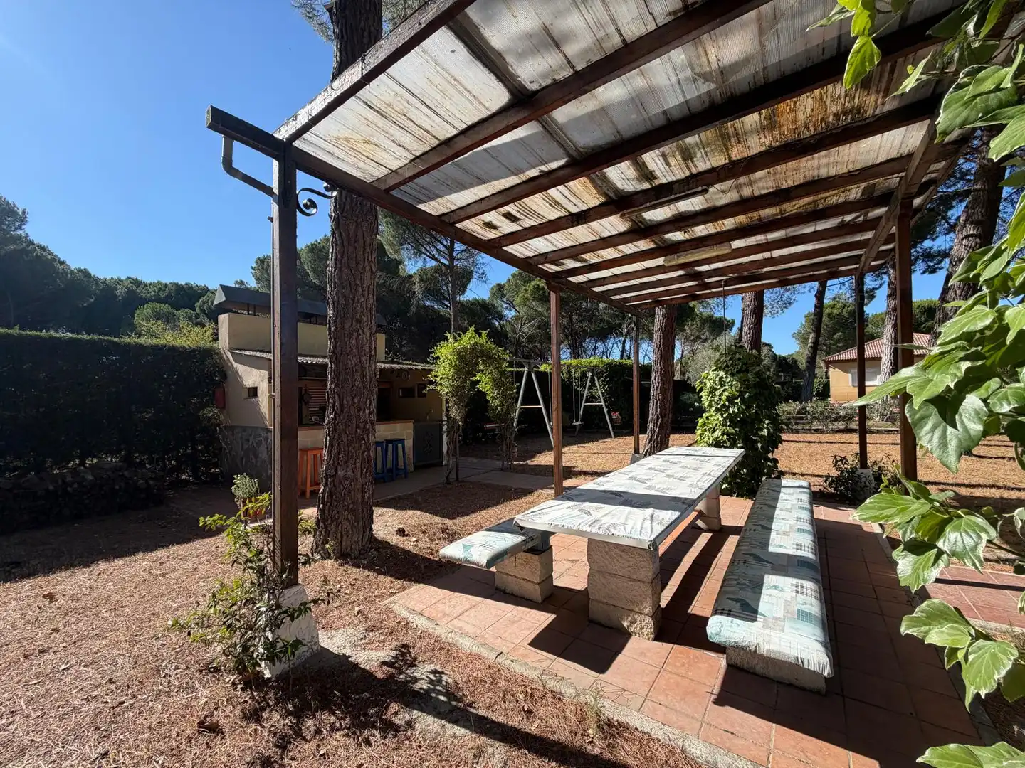 Terraza de Finca rústica en venta en Traspinedo con Calefacción, Jardín privado y Terraza