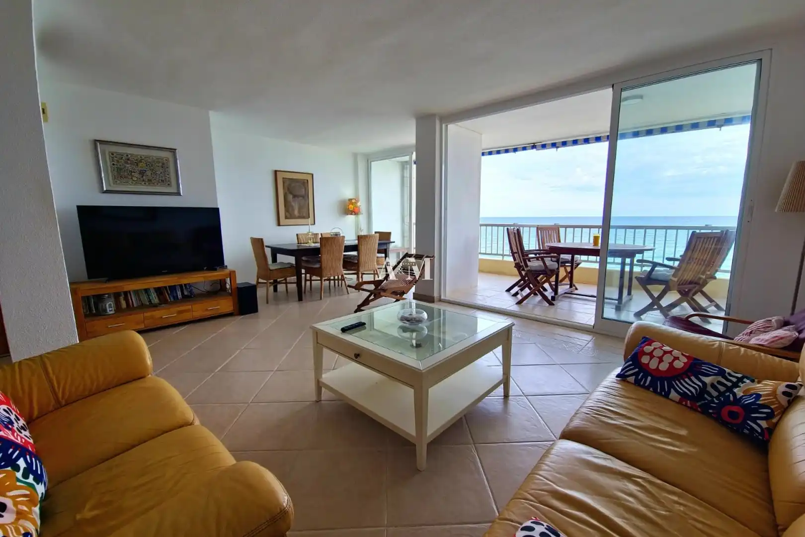 Sala de estar de Piso de alquiler en Torrevieja con Aire acondicionado, Calefacción y Amueblado