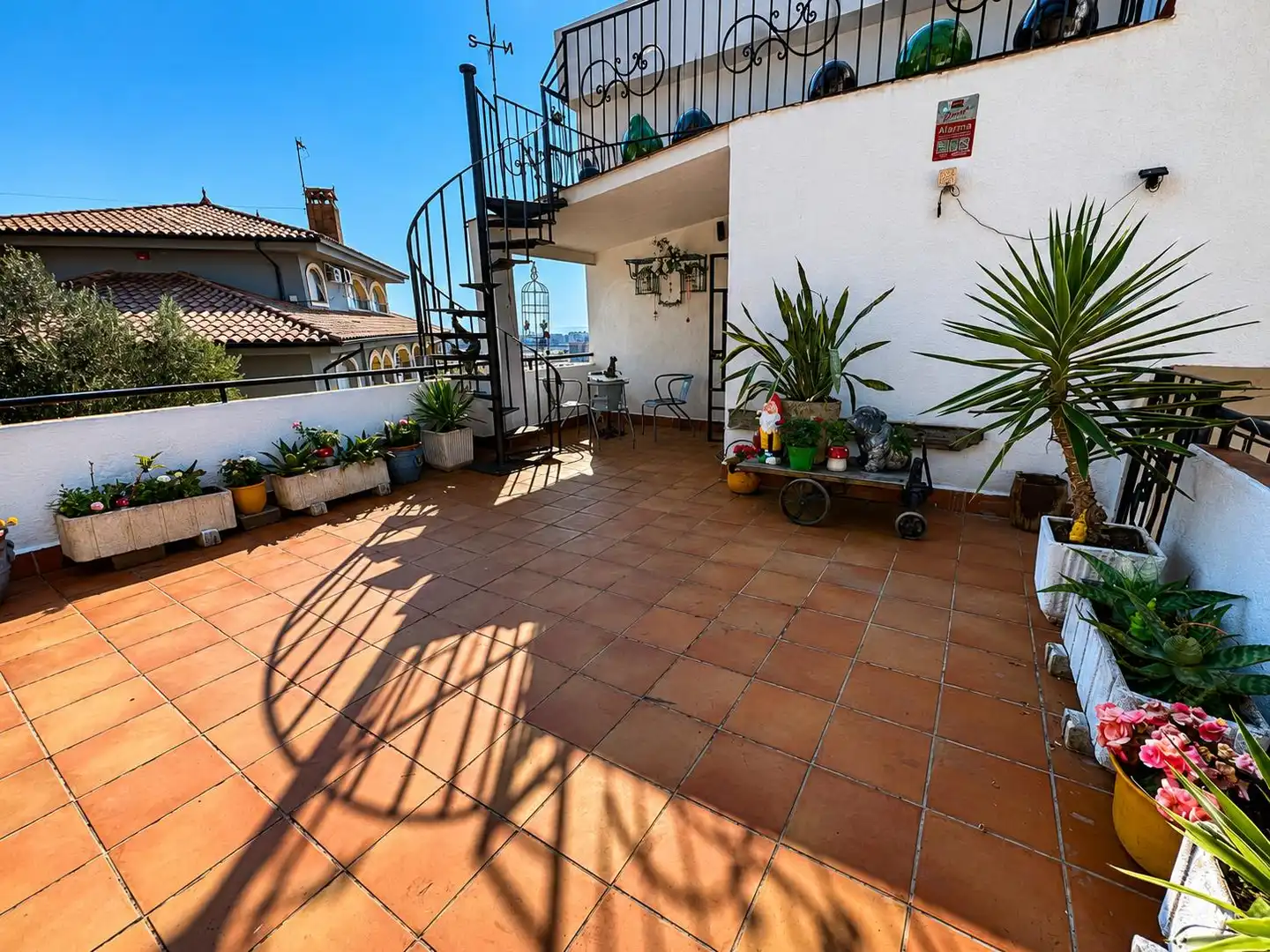 Terrace of Houses for sale in Santa Susanna  with Air Conditioner, Heating and Private garden