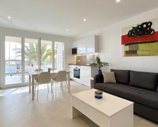 Sala d'estar de Loft de lloguer en  Palma de Mallorca amb Aire condicionat i Moblat