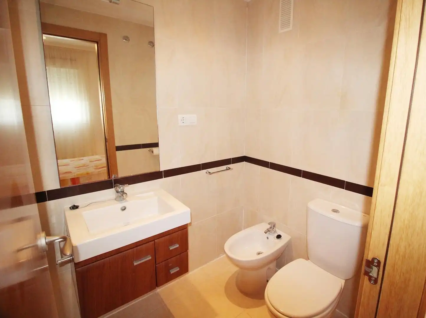 Baño de Apartamento en venta en Oropesa del Mar / Orpesa con Aire acondicionado, Jardín privado y Terraza